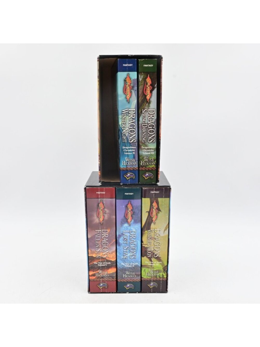 Wizards of the Coast Dragonlance Chronicles Vol 2 3 & War Of Souls Trilogy Sets